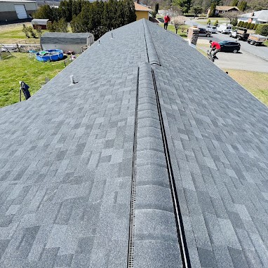 Completed New Asphalt Shingle Roof Installation