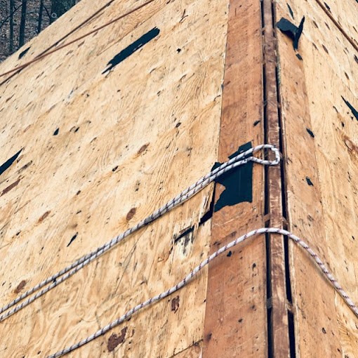 Roof Down to the Studs during Roof Replacement